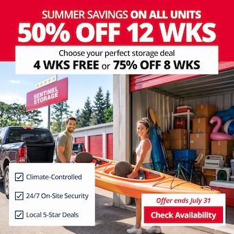 Sentinel Storage - Coquitlam Schoolhouse Promotion