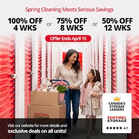 Sentinel Storage - Coquitlam Schoolhouse Promotion