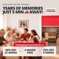 Sentinel Storage - Coquitlam Schoolhouse Promotion
